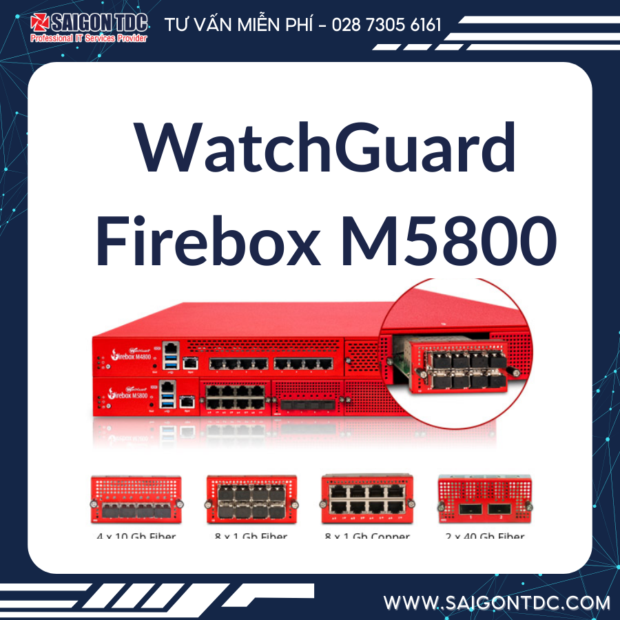 Thiết bị WatchGuard Firebox M5800