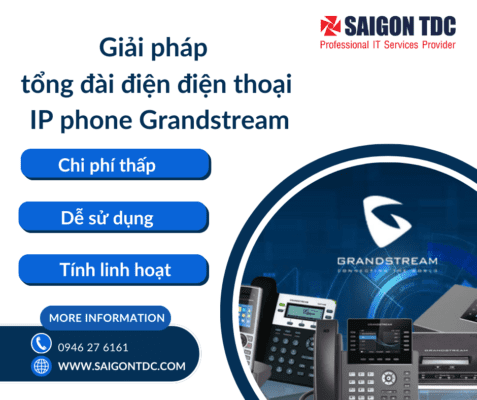 Giải pháp tổng đài điện điện thoại IP phone Grandstream