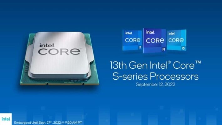 Các dòng CPU Intel Core thế hệ 13